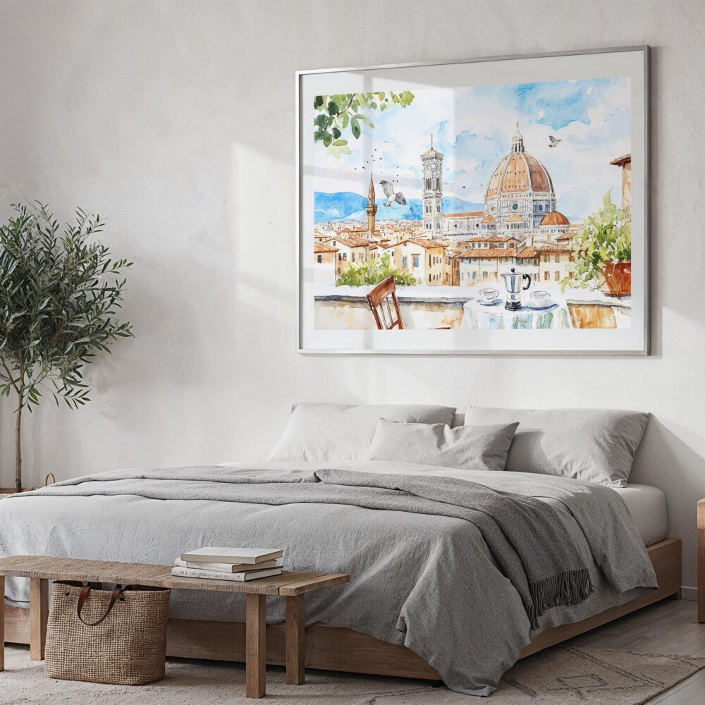 04 - Florence Cathedral Watercolor Art - Horizontal Art - Digital Download - Bedroom.jpg 04 - Florence Cathedral Watercolor Art - Horizontal Art - Digital Download - Bedroom.jpg