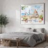 04 - Florence Cathedral Watercolor Art - Horizontal Art - Digital Download - Bedroom.jpg