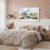 04 - Framed Katmai National Park Watercolor - Horizontal Art Print in Boho Bedroom.jpg