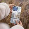 04 - France Louvre Watercolor Art Phone Case - Female hand.jpg