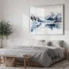 04 - Glacier Bay National Park Watercolor - Horizontal Art - Digital Download - Bedroom.jpg