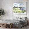 04 - Golf at Pebble Beach Watercolor - Horizontal Art - Digital Download - Bedroom.jpg