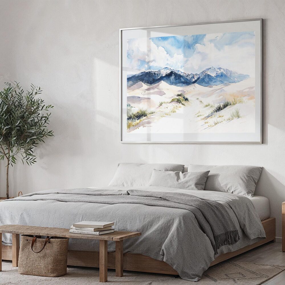 04 - Great Sand Dunes National Park Watercolor - Horizontal Art - Digital Download - Bedroom.jpg 04 - Great Sand Dunes National Park Watercolor - Horizontal Art - Digital Download - Bedroom.jpg