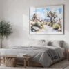 04 - Joshua Tree National Park Watercolor - Horizontal Art - Digital Download - Bedroom.jpg
