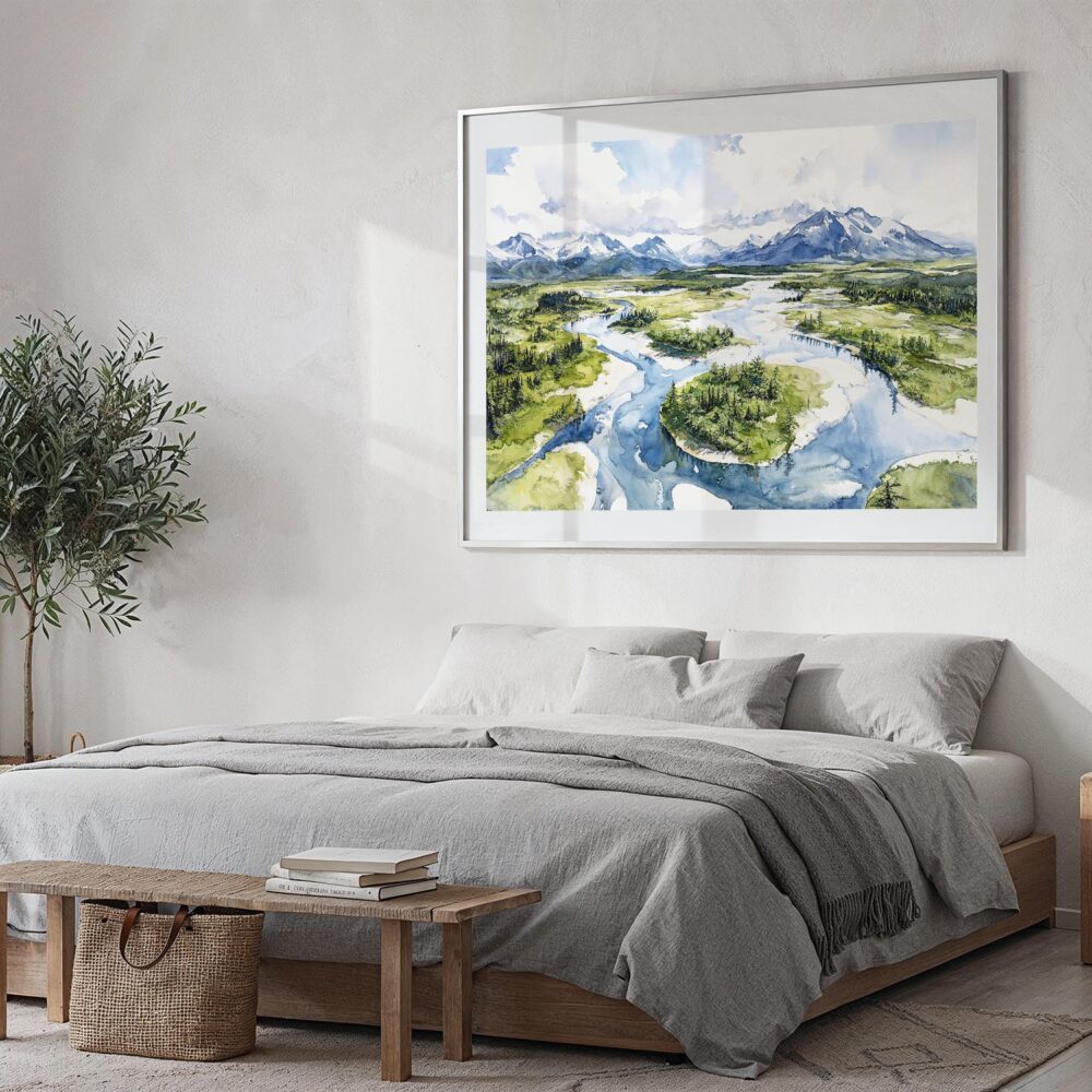 04 - Kobuk Valley National Park Watercolor - Horizontal Art - Digital Download - Bedroom.jpg 04 - Kobuk Valley National Park Watercolor - Horizontal Art - Digital Download - Bedroom.jpg