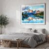 04 - Lake Clark National Park Watercolor - Horizontal Art - Digital Download - Bedroom.jpg