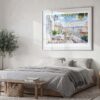 04 - Lisbon Portugal Watercolor Art - Horizontal Art - Digital Download - Bedroom.jpg