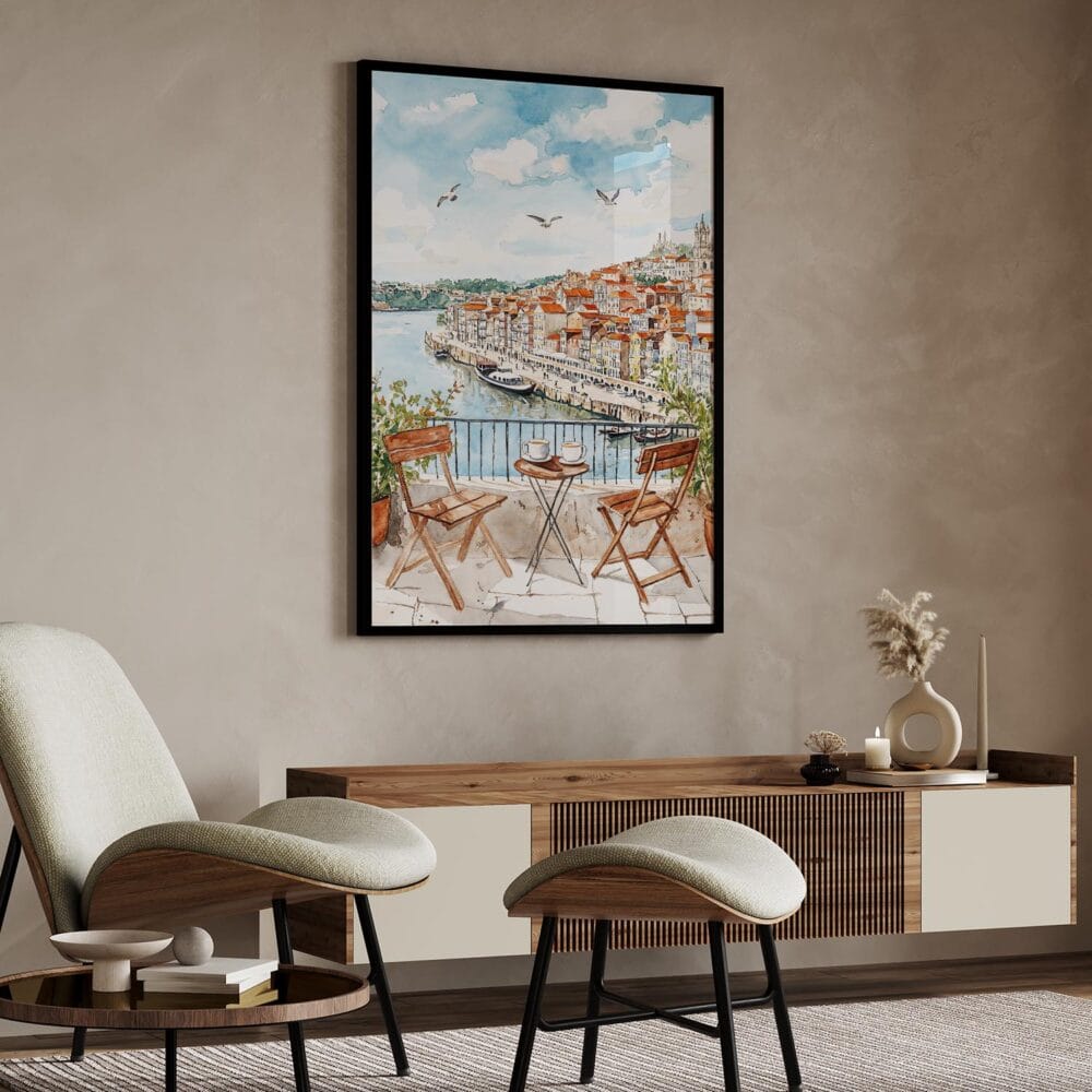 04 - Morning Coffee in Porto Watercolor Art - Digital Download - Japandi.jpg 04 - Morning Coffee in Porto Watercolor Art - Digital Download - Japandi.jpg