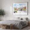 04 - Park Guell Spain Watercolor Art - Horizontal Art - Digital Download - Bedroom.jpg