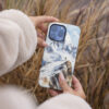 04 - Patagonia Chile Watercolor Art Phone Case - Female hand.jpg