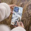 04 - Patagonia Chile Watercolor Art Phone Case - Female hand.jpg