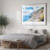 04 - Positano Italy Watercolor Art - Horizontal Art - Digital Download - Bedroom.jpg