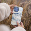 04 - Salar de Uyuni Watercolor Art Phone Case - Female hand.jpg