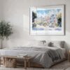 04 - San Francisco Painted Ladies Watercolor Art - Horizontal Art - Digital Download - Bedroom.jpg