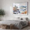 04 - Shenandoah National Park Watercolor - Horizontal Art - Digital Download - Bedroom.jpg