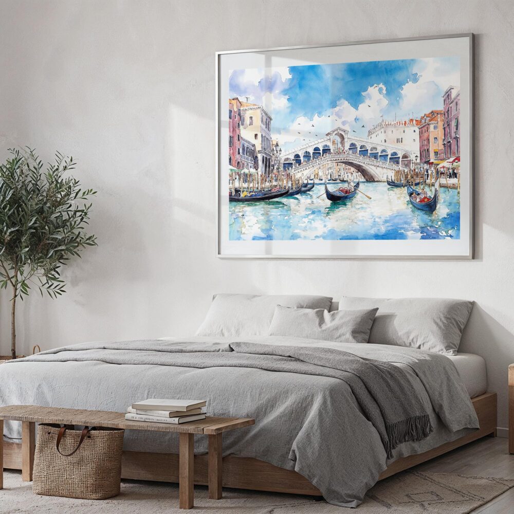 04 - Venice Italy Rialto Bridge Watercolor Art - Horizontal Art - Digital Download - Bedroom.jpg 04 - Venice Italy Rialto Bridge Watercolor Art - Horizontal Art - Digital Download - Bedroom.jpg