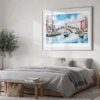 04 - Venice Italy Rialto Bridge Watercolor Art - Horizontal Art - Digital Download - Bedroom.jpg