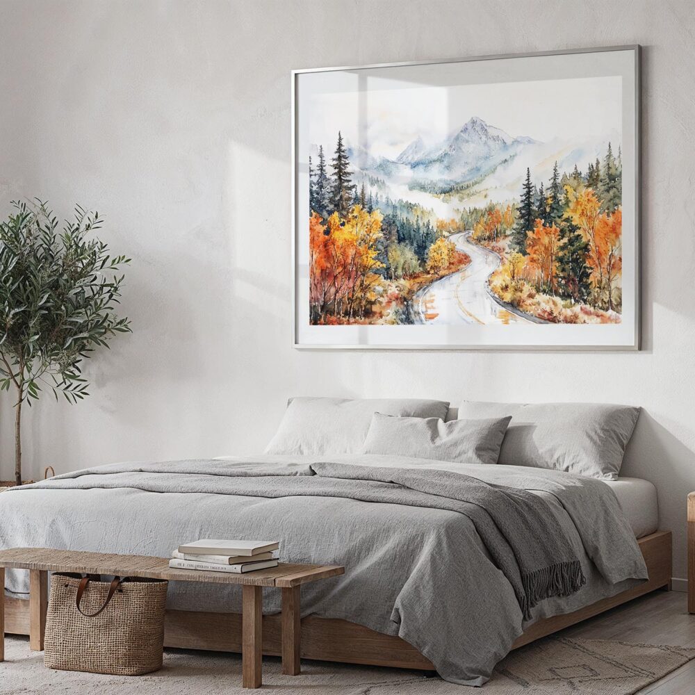04 - White Mountains National Park Watercolor - Horizontal Art - Digital Download - Bedroom.jpg 04 - White Mountains National Park Watercolor - Horizontal Art - Digital Download - Bedroom.jpg