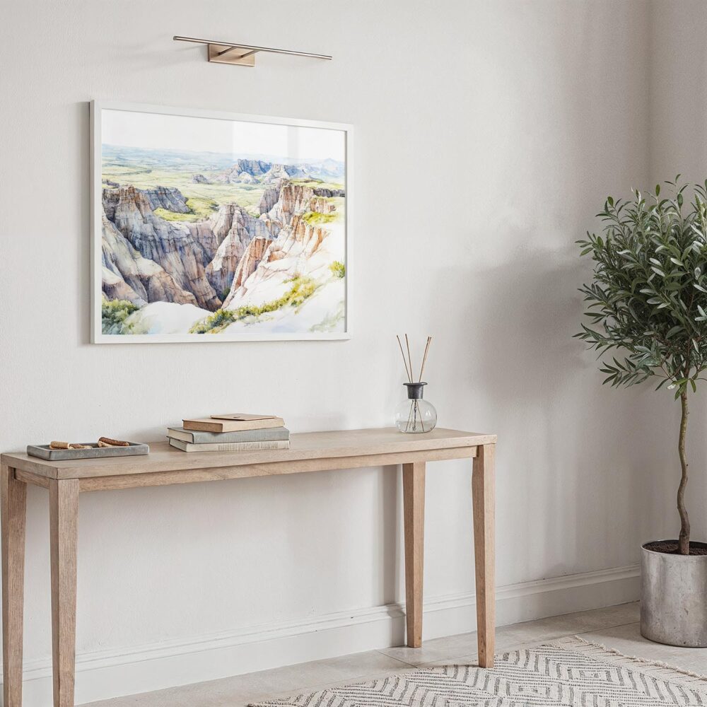 05 - Badlands National Park Watercolor - Horizontal Art - Digital Download - Hallway.jpg 05 - Badlands National Park Watercolor - Horizontal Art - Digital Download - Hallway.jpg