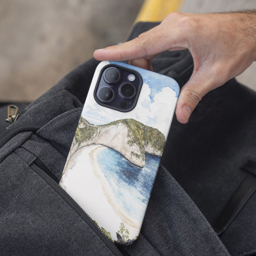 05 - Bali Nusa Penida Watercolor Art Phone Case - Pocket.jpg 05 - Bali Nusa Penida Watercolor Art Phone Case - Pocket.jpg