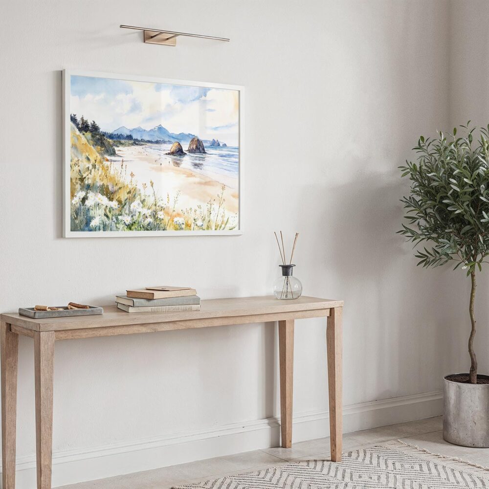 05 - Cannon Beach Watercolor - Horizontal Art - Digital Download - Hallway.jpg 05 - Cannon Beach Watercolor - Horizontal Art - Digital Download - Hallway.jpg