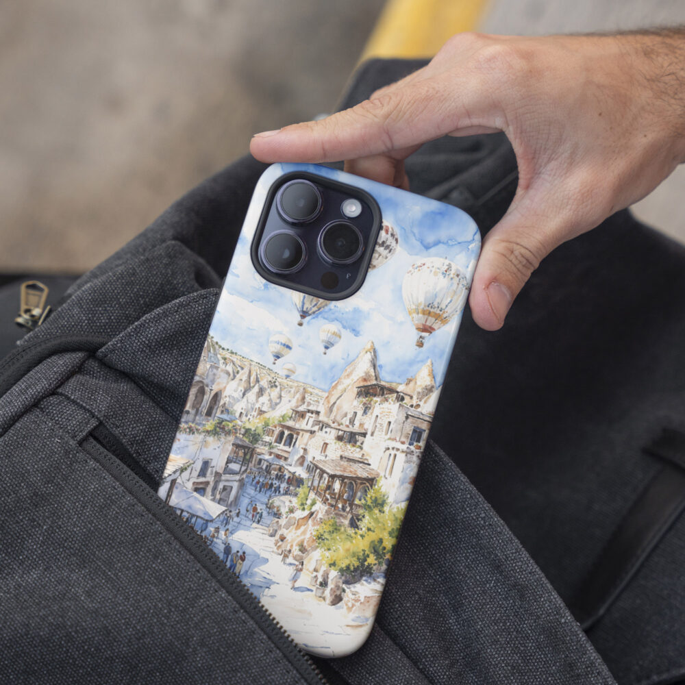 05 - Cappadocia Turkey Watercolor Art Phone Case - Pocket.jpg 05 - Cappadocia Turkey Watercolor Art Phone Case - Pocket.jpg