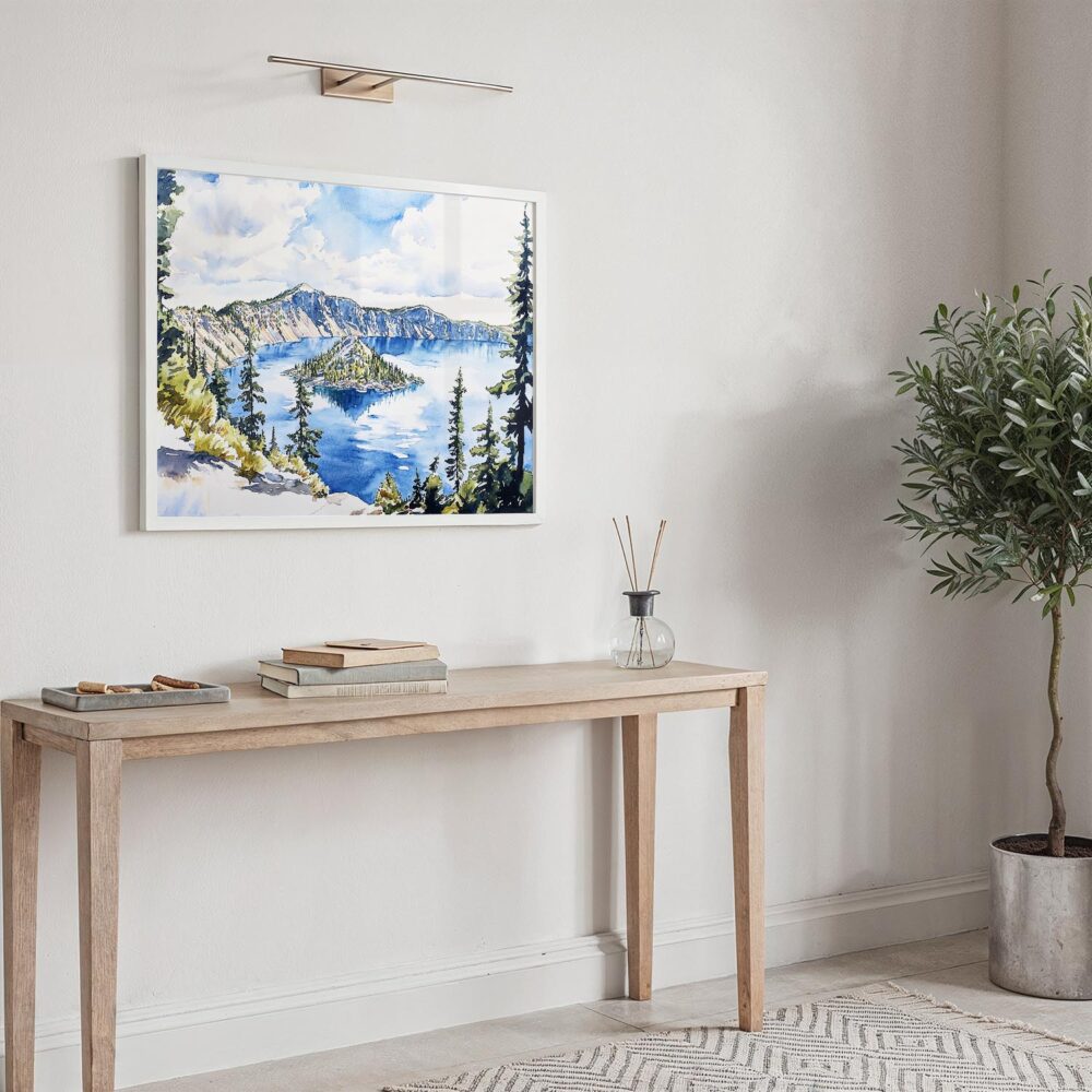 05 - Crater Lake National Park Watercolor - Horizontal Art - Digital Download - Hallway.jpg 05 - Crater Lake National Park Watercolor - Horizontal Art - Digital Download - Hallway.jpg