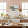 05 - Framed Acadia National Park Watercolor - Horizontal Art Print in Farmhouse style Kitchen.jpg