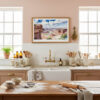 05 - Framed Canyonlands National Park Watercolor - Horizontal Art Print in Farmhouse style Kitchen.jpg