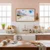 05 - Framed Cottages at Outer Banks NC Watercolor - Horizontal Art Print in Farmhouse style Kitchen.jpg