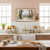 05 - Framed Sequoia National Park Watercolor - Horizontal Art Print in Farmhouse style Kitchen.jpg