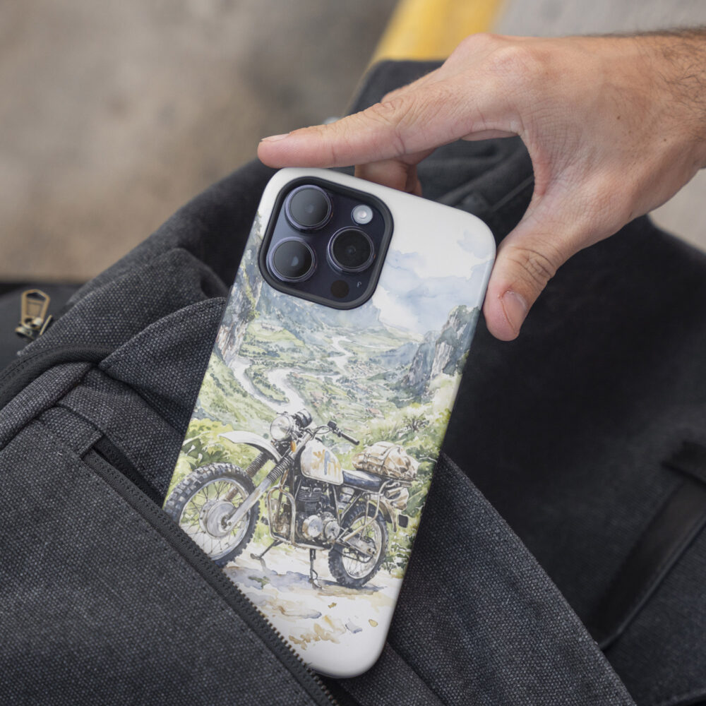 05 - Ha Giang Loop Motorbike Watercolor Art Phone Case - Pocket.jpg 05 - Ha Giang Loop Motorbike Watercolor Art Phone Case - Pocket.jpg