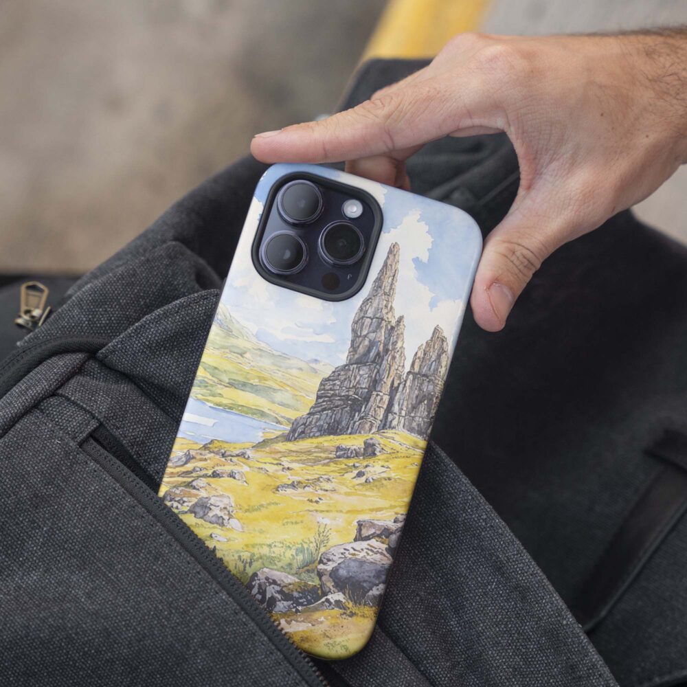05 - Isle of Skye Watercolor Art Phone Case - Pocket.jpg 05 - Isle of Skye Watercolor Art Phone Case - Pocket.jpg