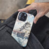 05 - Japan Osaka Castle Watercolor Art Phone Case - Pocket.jpg