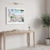 05 - Lisbon Portugal Watercolor Art - Horizontal Art - Digital Download - Hallway.jpg