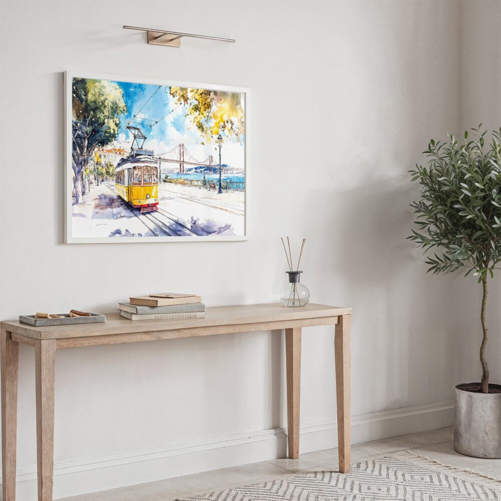 05 - Lisbon Portugal Yellow Tram Watercolor Art - Horizontal Art - Digital Download - Hallway.jpg 05 - Lisbon Portugal Yellow Tram Watercolor Art - Horizontal Art - Digital Download - Hallway.jpg