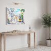 05 - Lisbon Tram 28 Watercolor Art - Horizontal Art - Digital Download - Hallway.jpg