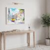 05 - Lisbon Watercolor Art - Horizontal Art - Digital Download - Hallway.jpg