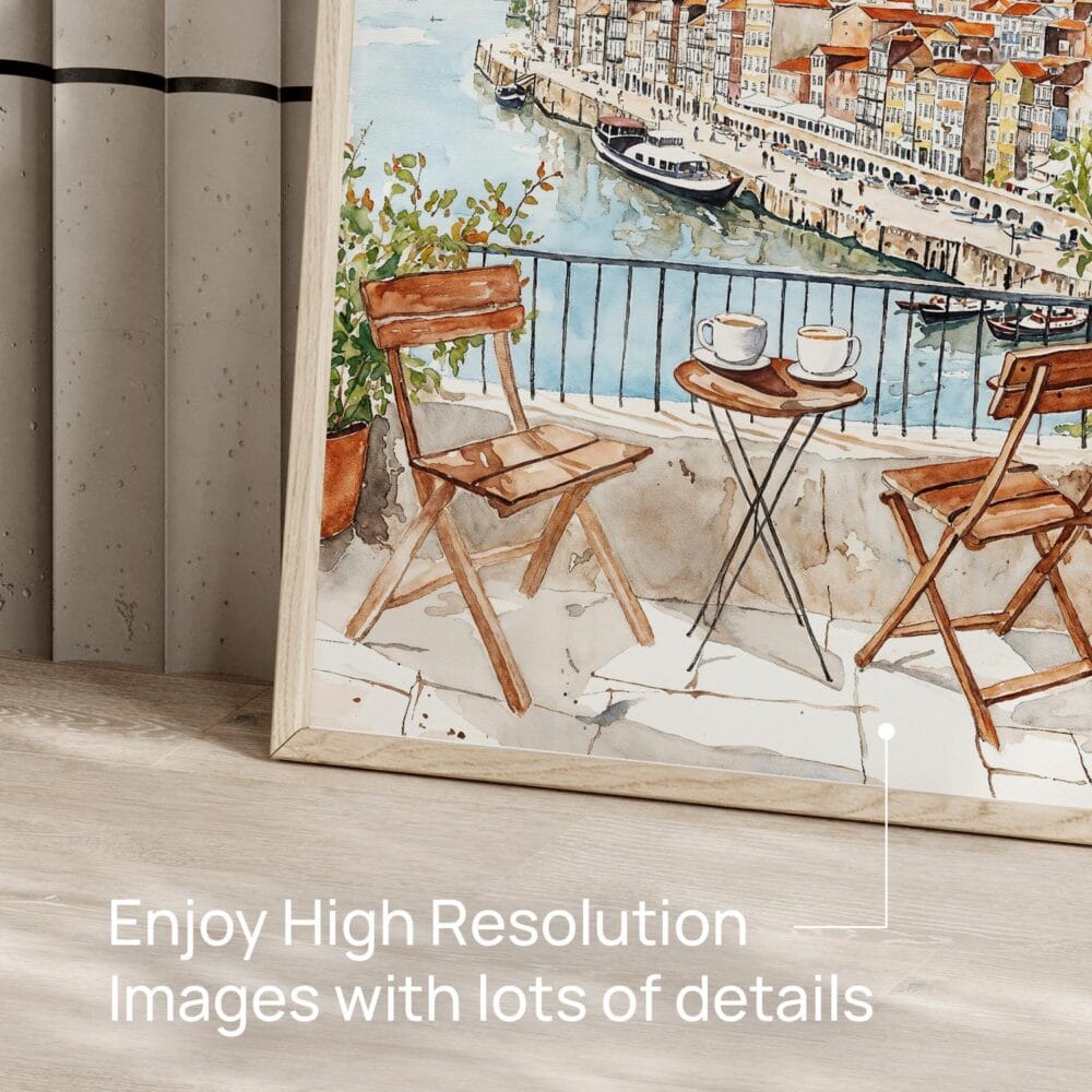 05 - Morning Coffee in Porto Watercolor Art - Digital Download - Detail Zoom.jpg 05 - Morning Coffee in Porto Watercolor Art - Digital Download - Detail Zoom.jpg