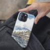 05 - Mount Fuji from Oshino Watercolor Art Phone Case - Pocket.jpg