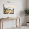 05 - Mount Rainier National Park Watercolor - Horizontal Art - Digital Download - Hallway.jpg