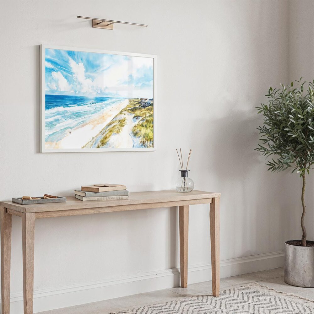 05 - Outer Banks NC Watercolor - Horizontal Art - Digital Download - Hallway.jpg 05 - Outer Banks NC Watercolor - Horizontal Art - Digital Download - Hallway.jpg