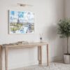 05 - Paris Skyline Watercolor Art - Horizontal Art - Digital Download - Hallway.jpg