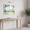 05 - Picnic in Central Park New York Watercolor Art - Horizontal Art - Digital Download - Hallway.jpg