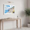 05 - Positano Italy Watercolor Art - Horizontal Art - Digital Download - Hallway.jpg