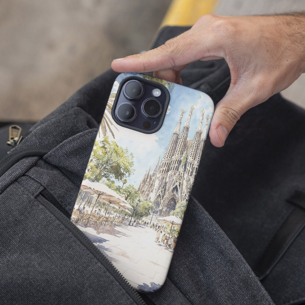 05 - Sagrada Familia - Watercolor Art Phone Case - Pocket.jpg 05 - Sagrada Familia - Watercolor Art Phone Case - Pocket.jpg