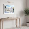 05 - San Francisco Painted Ladies Watercolor Art - Horizontal Art - Digital Download - Hallway.jpg