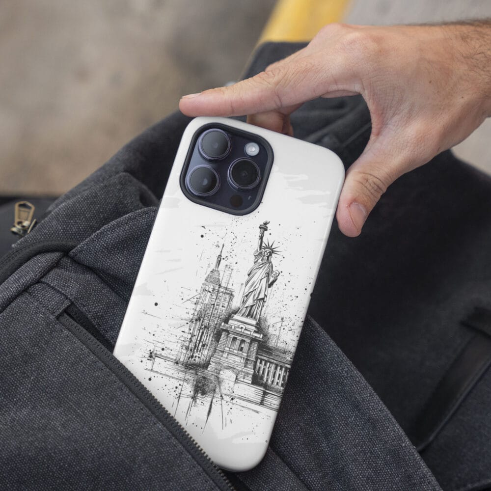 05 - Statue of liberty - Pencil Drawing Phone Case - Pocket.jpg 05 - Statue of liberty - Pencil Drawing Phone Case - Pocket.jpg