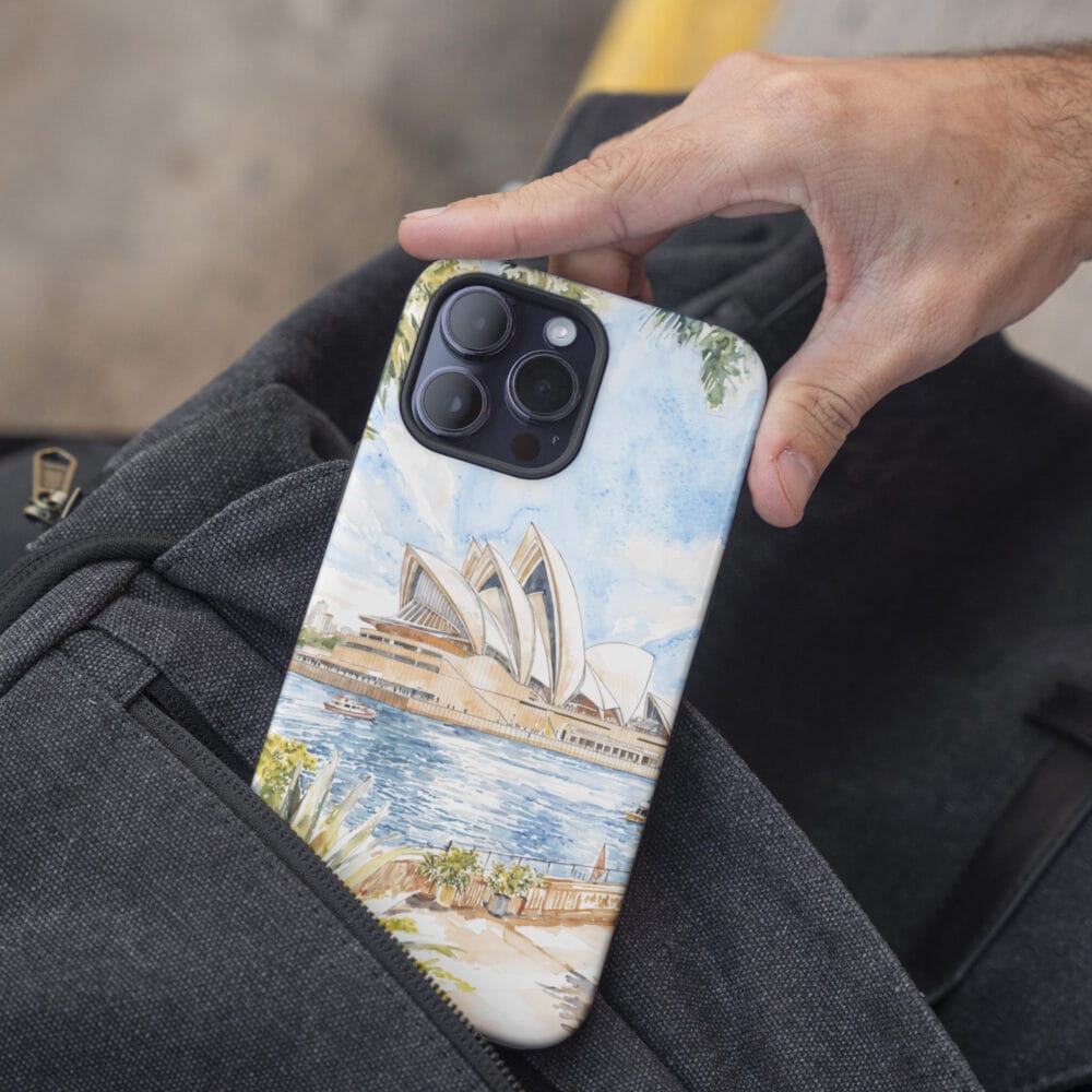 05 - Sydney Australia Watercolor Art Phone Case - Pocket.jpg 05 - Sydney Australia Watercolor Art Phone Case - Pocket.jpg