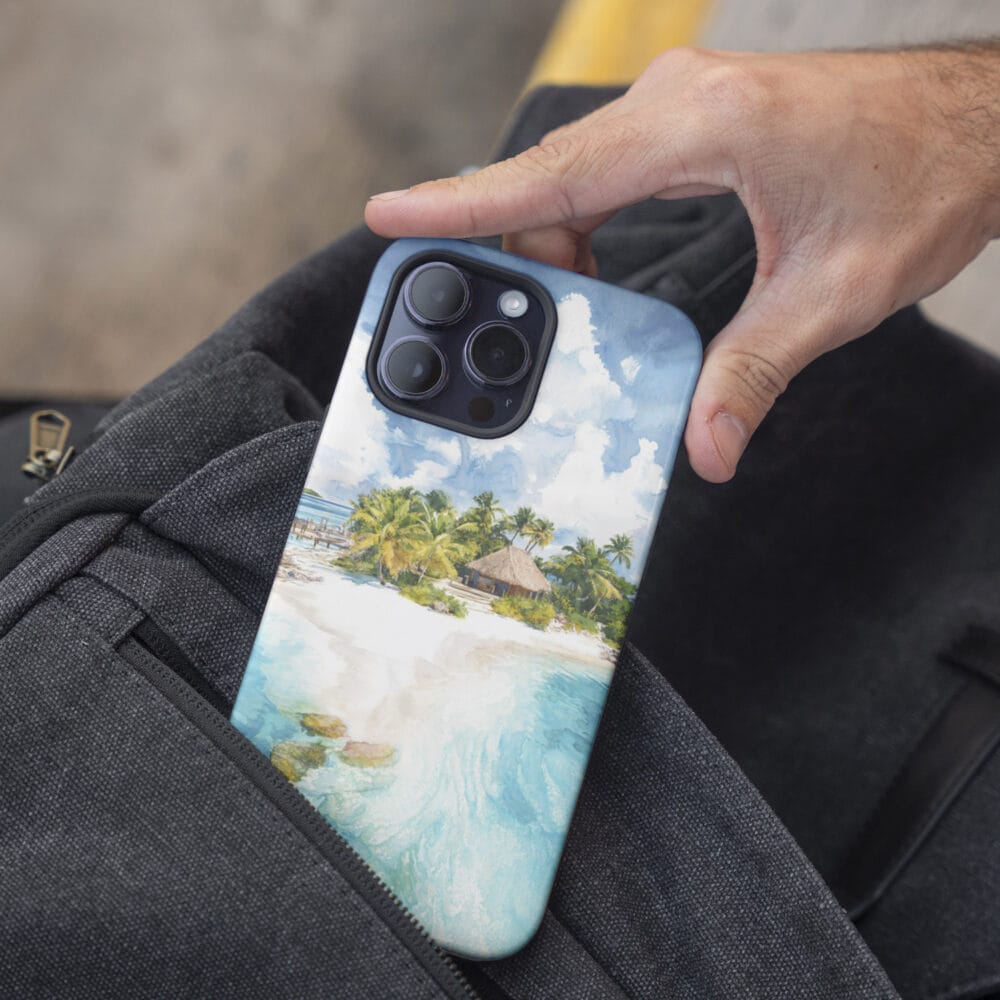 05 - The Bahamas Watercolor Art Phone Case - Pocket.jpg 05 - The Bahamas Watercolor Art Phone Case - Pocket.jpg